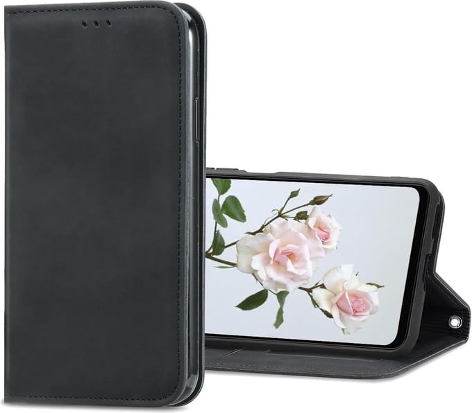 Geschikt voor Google Pixel 9 - Portemonnee - Lederen Folio Book Case Hoesje - Zwart