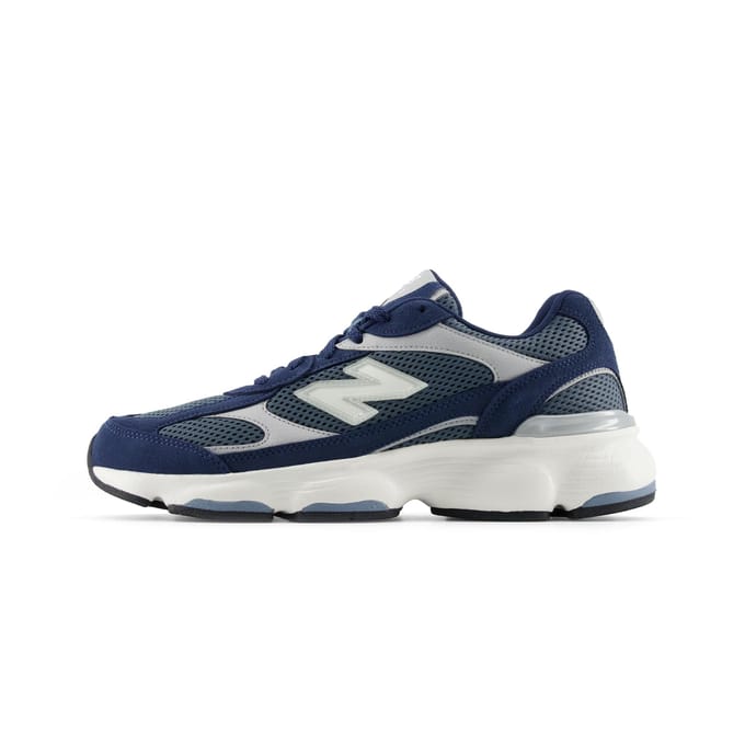 Baskets Chunky New Balance Unisexes Mi-haut Bleu Foncé/Gris Blanc 38
