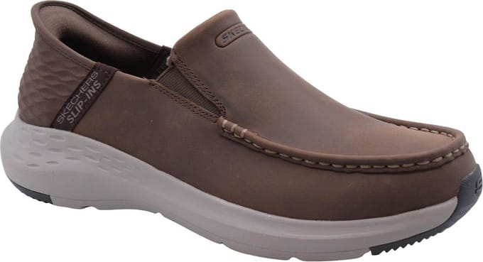 Skechers - Schoenen - Bruin - Heren - Maat 47.5 -