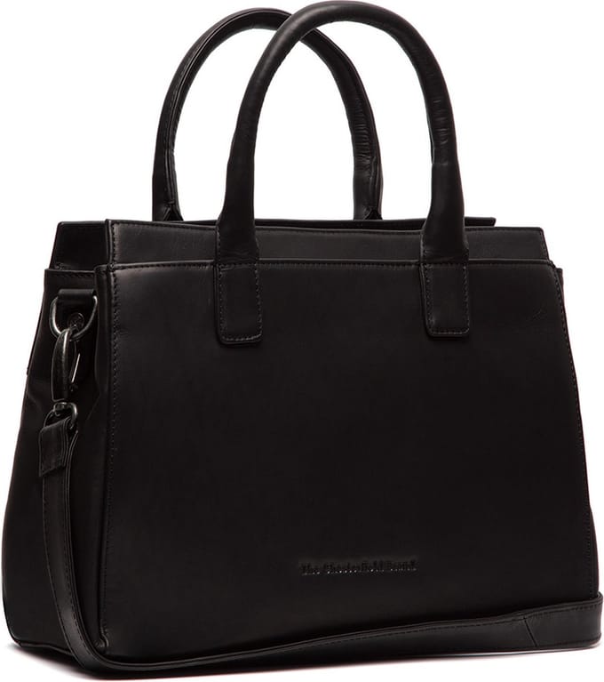 Chesterfield Garda Waxed Pull Up Schoudertas - Zwart