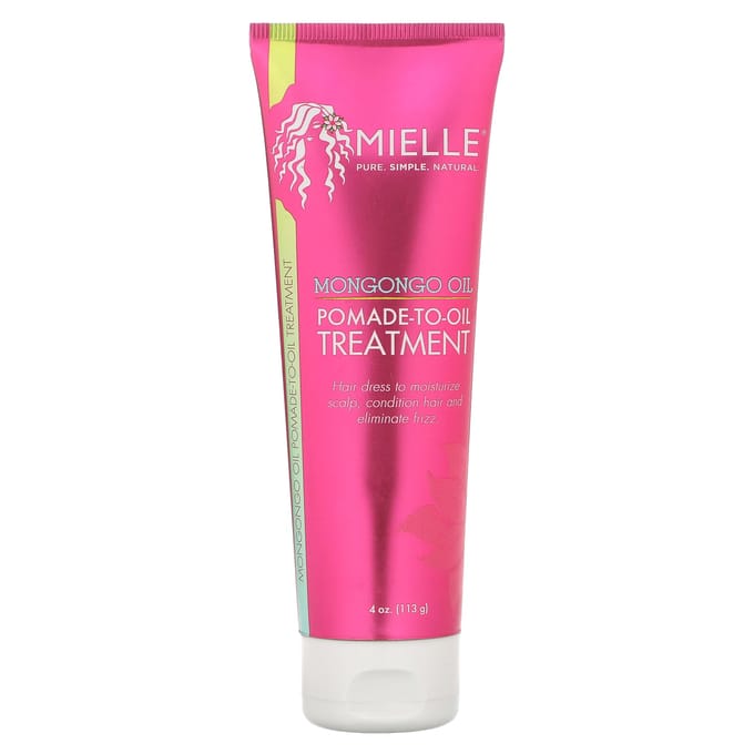 Mielle, Pomade-to-Oil Treatment, Mongongo Oil, 4 oz (113 g) pink