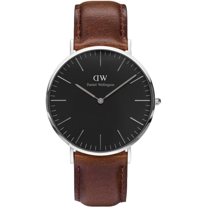 Daniel Wellington DW Watch Classic Bristol Black Silver 40mm