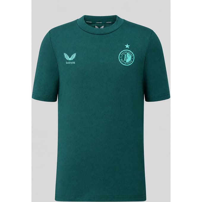 Feyenoord Travel 2026-2027 T-shirt - Junior - Groen