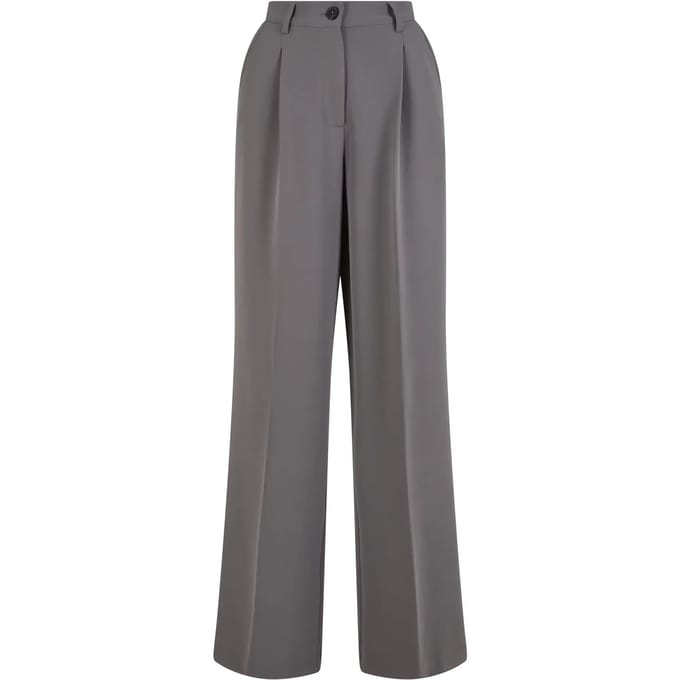 Urban Classics - Wide Leg Wijde broek - Taille, 30 inch - Grijs