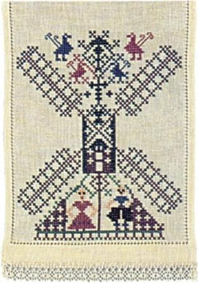 borduurpakket 13001 klokkenkleedje, molen