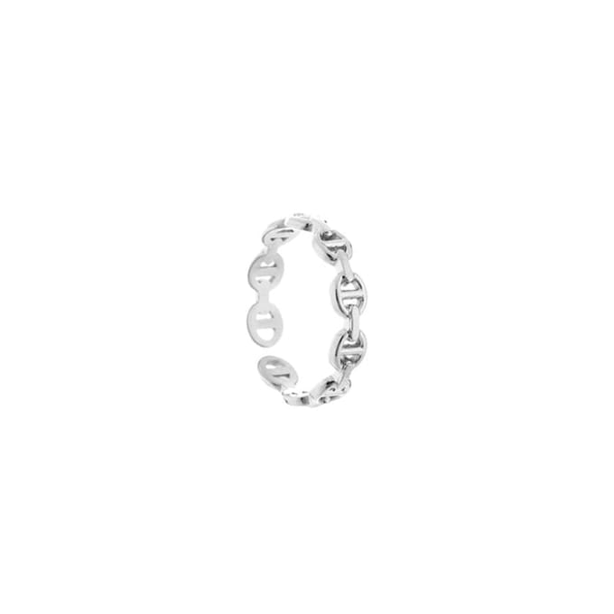 Bijoutheek Ring anker chain zilver JE13624