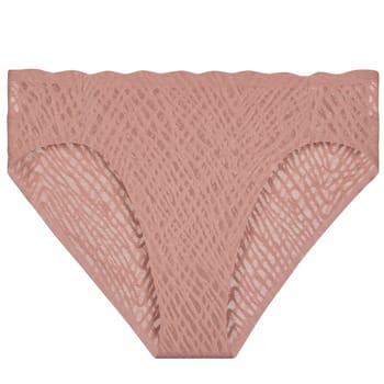 sloggi ZERO Feel Bliss High leg Dames Onderbroek - Cacao - Maat S
