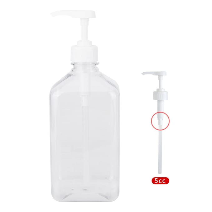1600 ml Eenvoudige Drukpomp Flessen Lege Siroop Ketchup Sauzen Kruiden Containers Knijpfles white