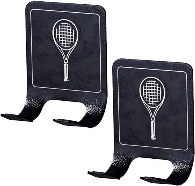 Wandmontage Rack - Verticale Display - Racket Opslag - Ruimtebesparend Ontwerp - 5 x 4.5 x 6 cm