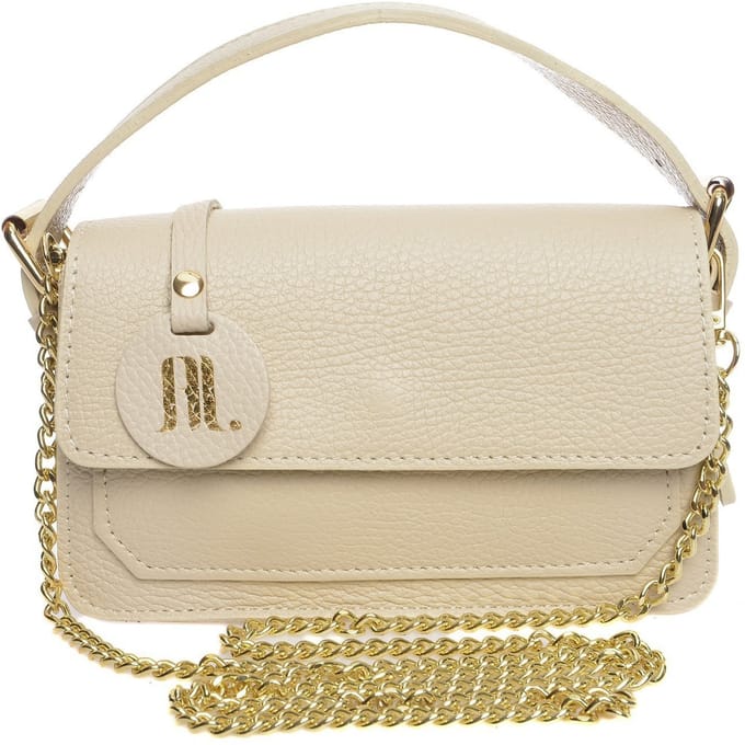 Anna Luchini Beige Rundleer Tas