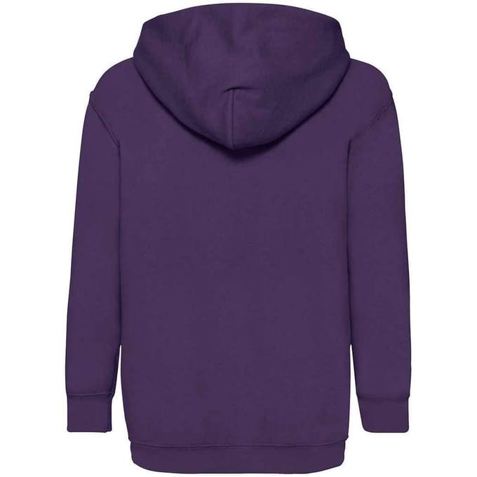 Fruit of the Loom Kinderen/Kinderen Classic Hooded Sweatshirt (Paars)