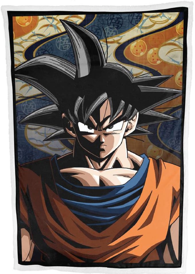 Dragon Ball Sherpa Fleecedeken, Kamehameha - 100 x 150 cm - Polyester