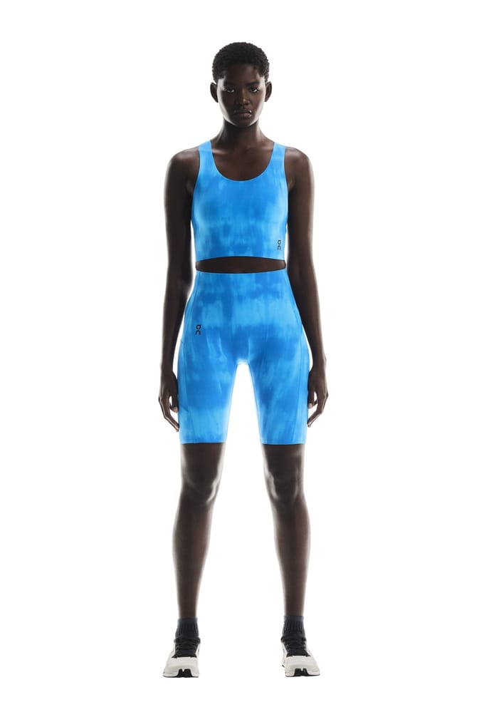 On Studio Tights Short 2 Malibu Maat: S | Sportleggings Outlet | Dames | Blauw