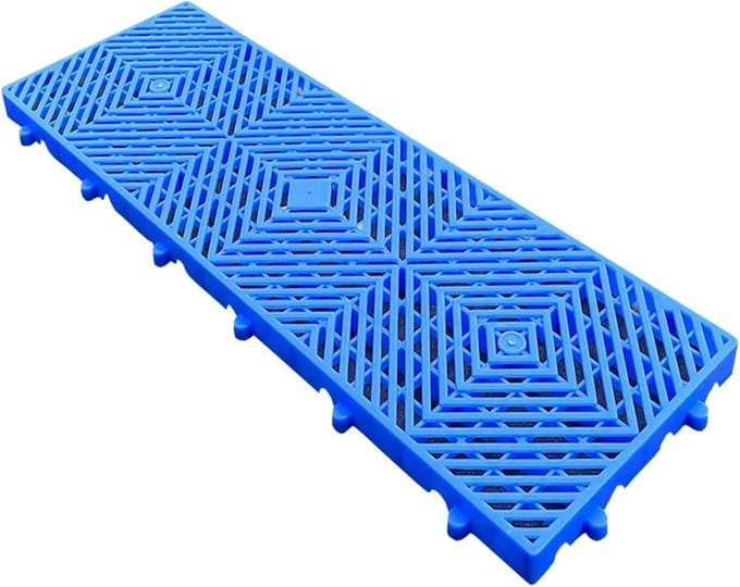 Plastic Pallet - Vochtwerende Bodem - Opslag en Transport - Stapelbaar Ontwerp - Lichtgewicht - Blauw