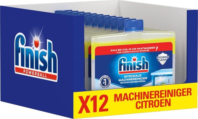 Finish Integrale Machinereiniger Citroen Vaatwasser - 12x 250 ml