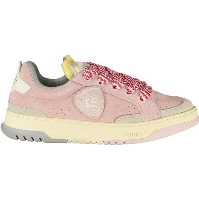 Blauer Rosa Polyurethaan Dames Sneaker