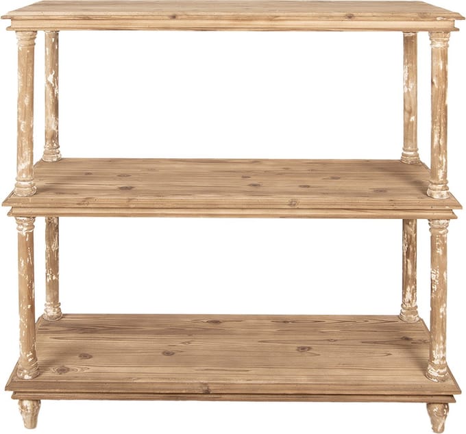 Clayre & Eef Kast 110x40x113 cm Bruin Hout