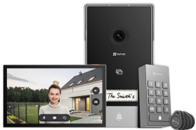 EZVIZ TP7 intercomsysteem 17,8 cm (7") Zwart, Grijs