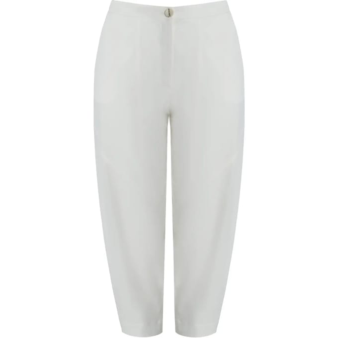 Barrelbroek met elastische taille aan de achterkant dames Mat Fashion