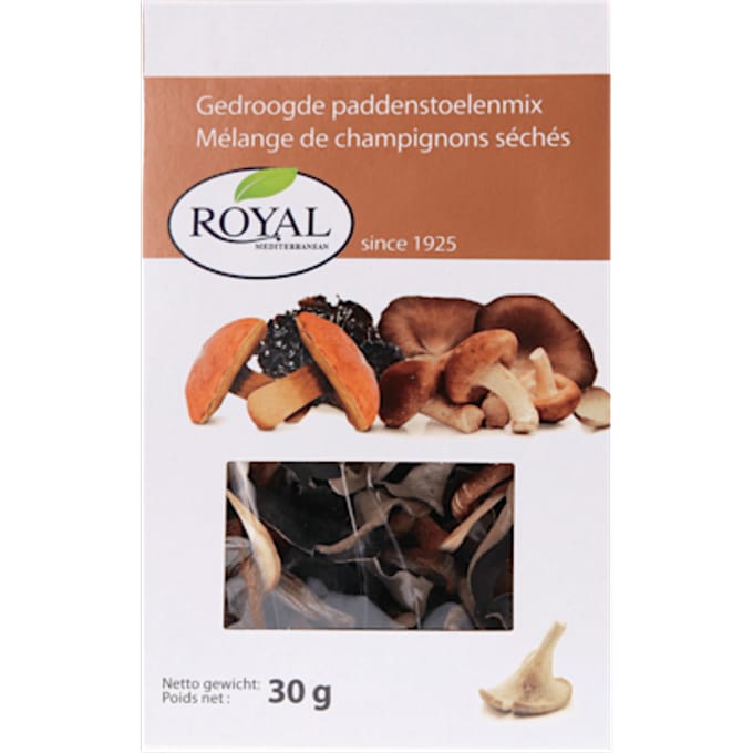 Paddenstoelenmix gedroogd