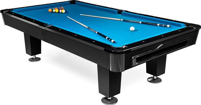 Leisteen Pooltafel 9ft BuckShot LeMans 4 Leg