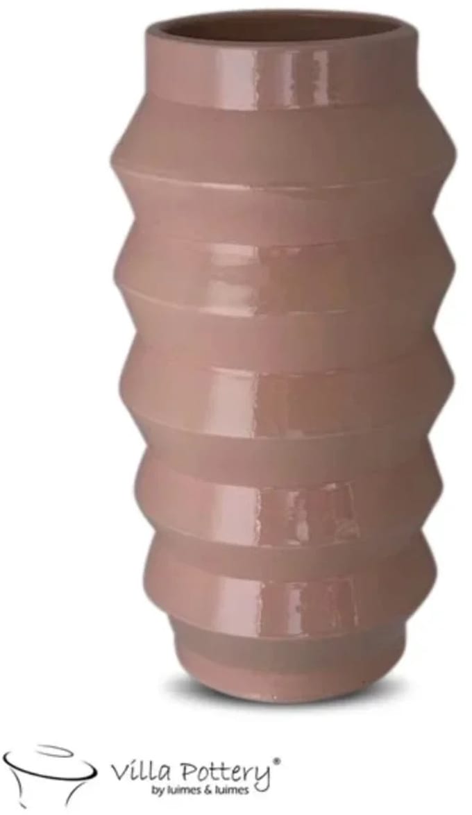 Bloomvibe Vaas Roze 19 x 19 x 42