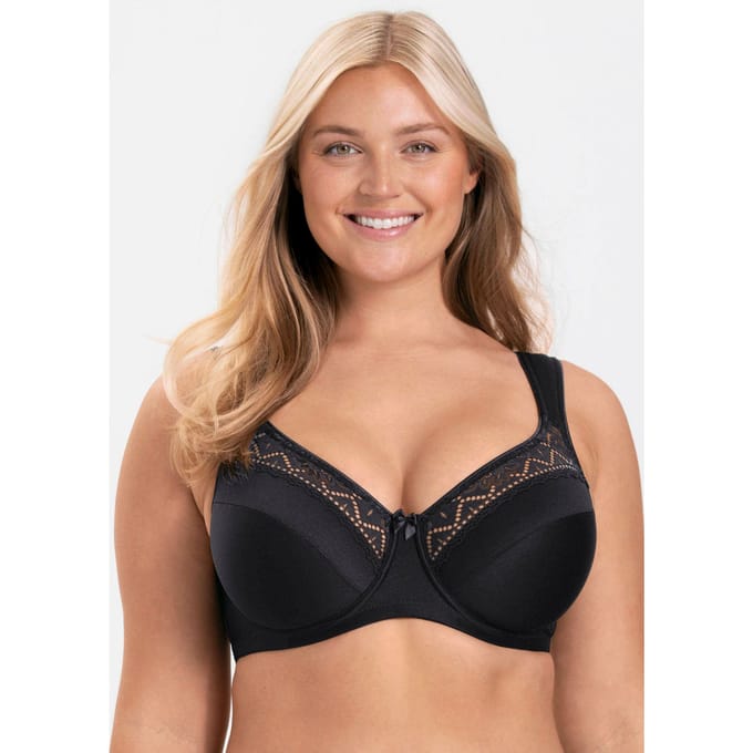 Beha, cup B - zwart - Gr. 75 E van Goldner Fashion