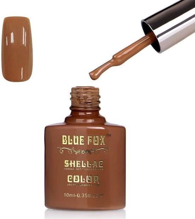 Blue Fox Autumn Brown Gelnagellak