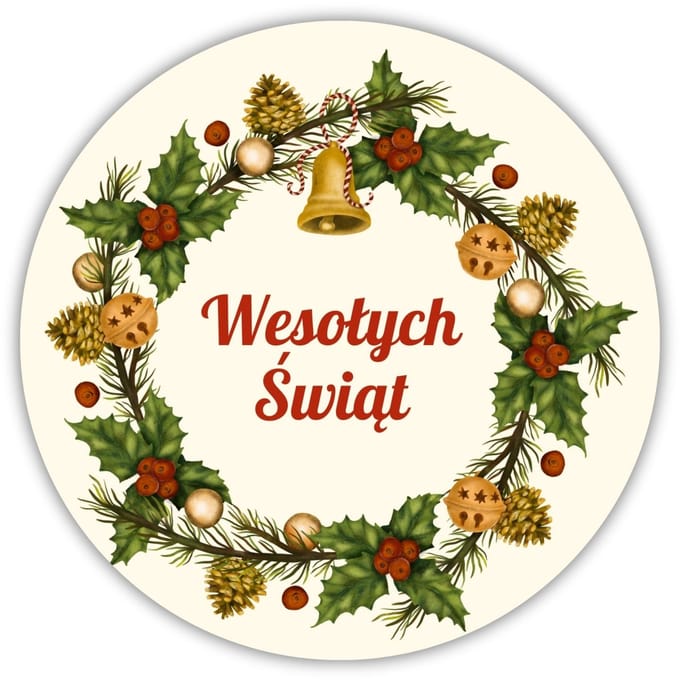 TopWosk - Kerststicker voor Kaarsen - 50 mm - 20 Stuks