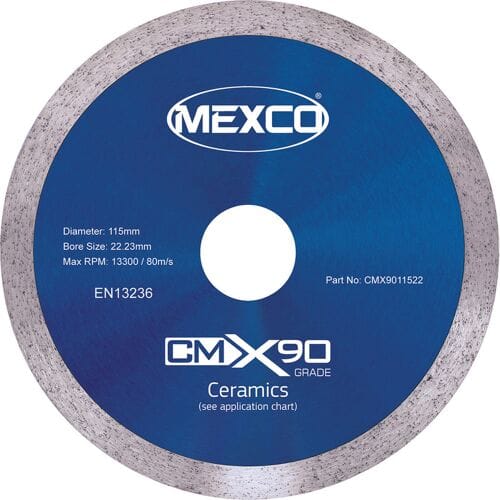 Mexco Ceramic Diamond Blade 115mm tegels