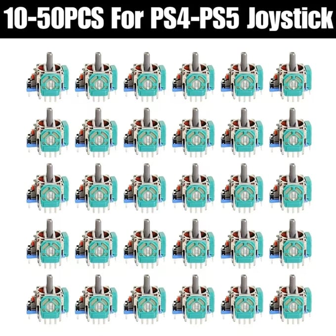 10/30/50 Stuks Vervanging 3d Rocker Analoge Joystick Sensor Module Potentiometer Voor Ps4/Pro Slim Xbox One S/X Controller Reparatie