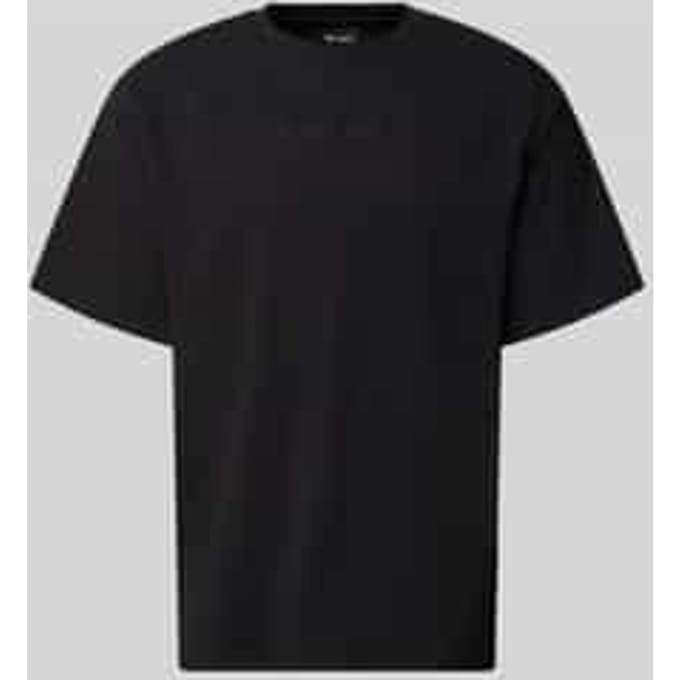 relaxed fit T-shirt met gestikt logo model 'Ikarus'
