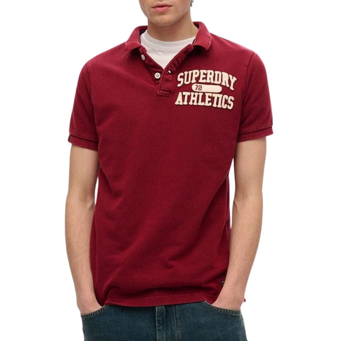 Superdry Vintage Athletic Polo Heren - Maat XXL