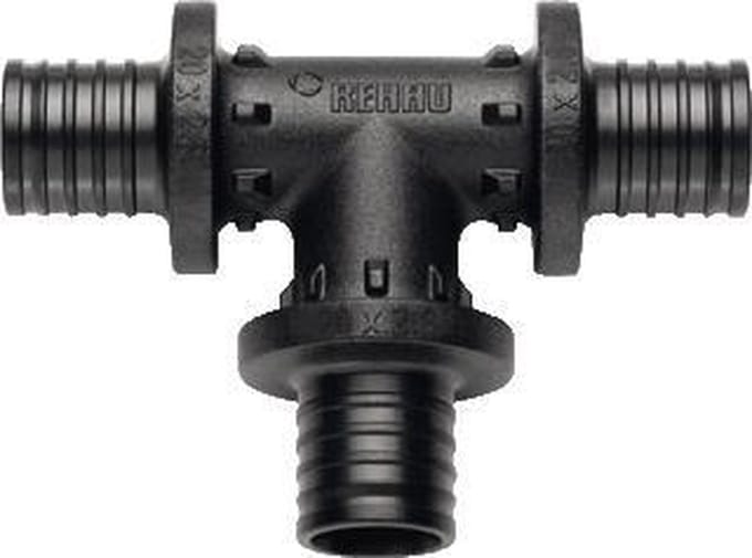 Rehau Rautitan T stuk PX verloopdoorgang 32x32x25mm