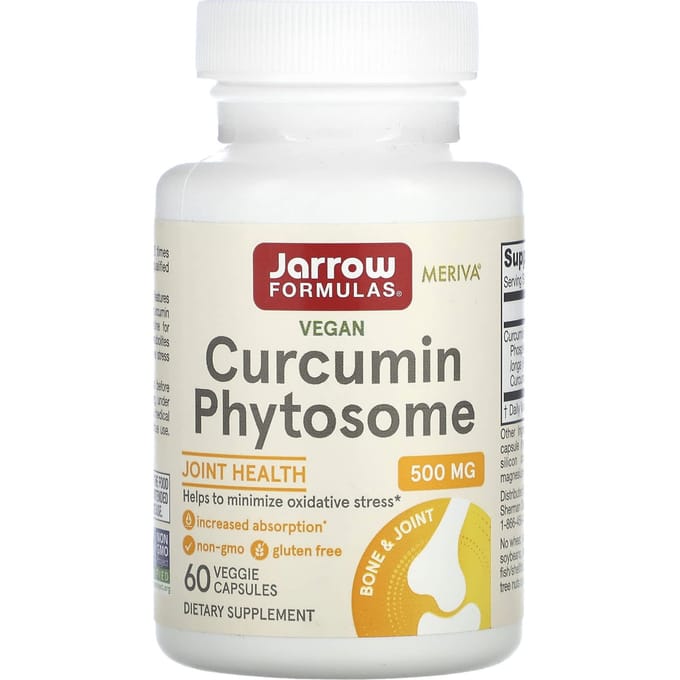 Vegan Curcumine Fytosoom, 500 mg, 60 Veggie Capsules