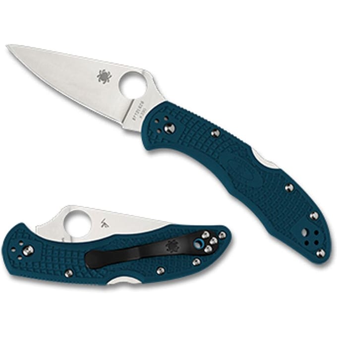 Spyderco delica 4 lightweight blue k390