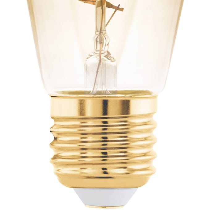 Eglo Ledfilamentlamp Edison - Amber - D6cm - Dimbaar - Warm Wit - E27 - 4w