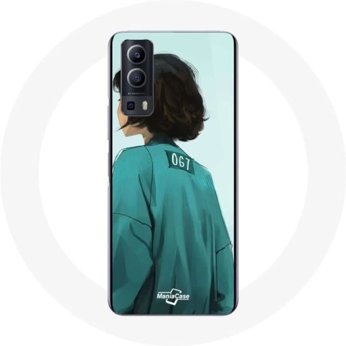 Coque Vivo Y72 Squid Game Kang Sae Byeok Numéro 067 art