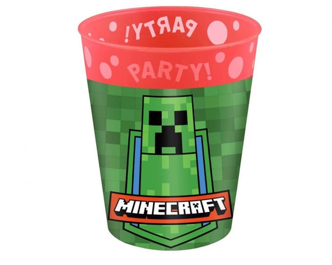 Plastic beker Minecraft | 9 cm | 250 ml