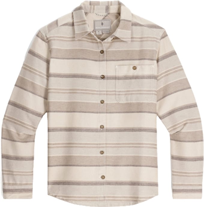 Royal Robbins Clouds Rest Blouse - Damesblouse lange mouw - Chalk Pacific Crest Str