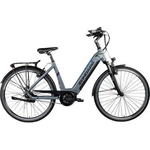 ZÜNDAPP Elektrische fiets City X600 (Grijs/blauw)