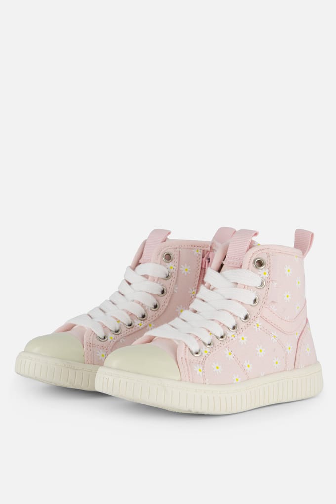 Muyters Muyters Flower Veterboots roze Canvas