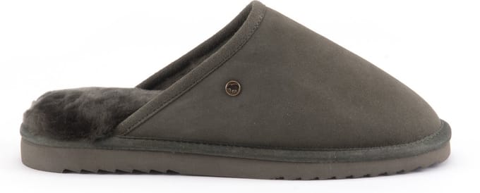 Warmbat Classic Unisex Suede Unisex Sloffen - Groen