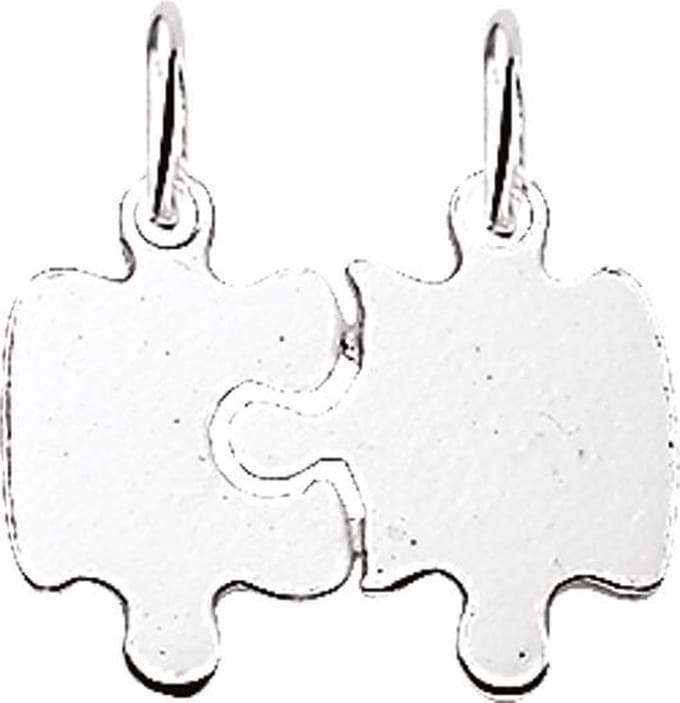 The Jewelry Collection Breekplaatje Puzzel - Zilver