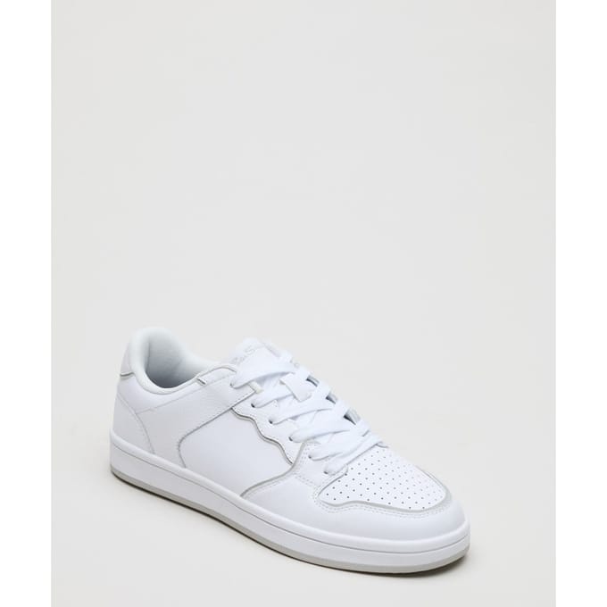 Ben Sherman Club Leren Herensneakers Wit