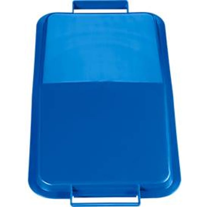 Deksel voor afvalbakken 60 liter, blauw