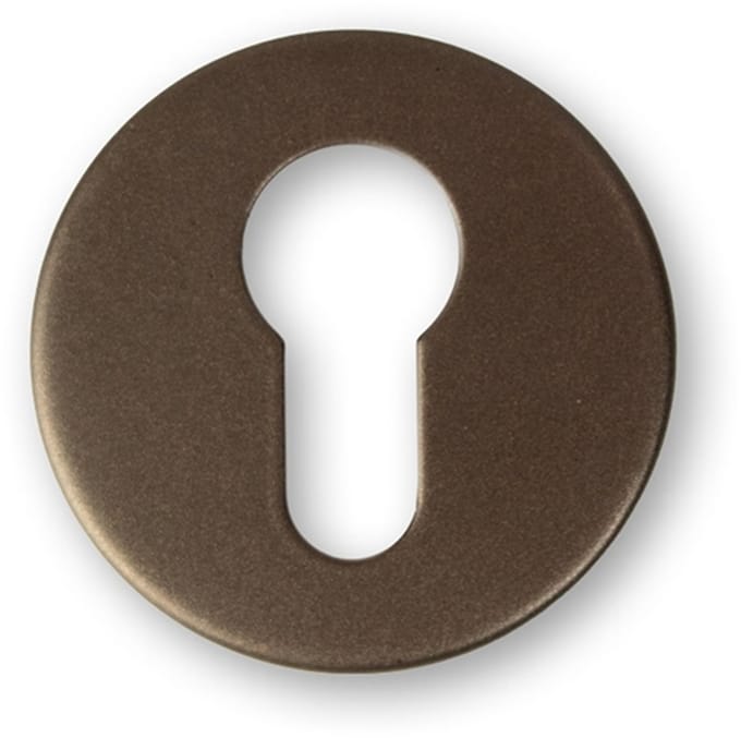 Cilinderrozet Ivana Rond 52Mm Pc Rvs Brons