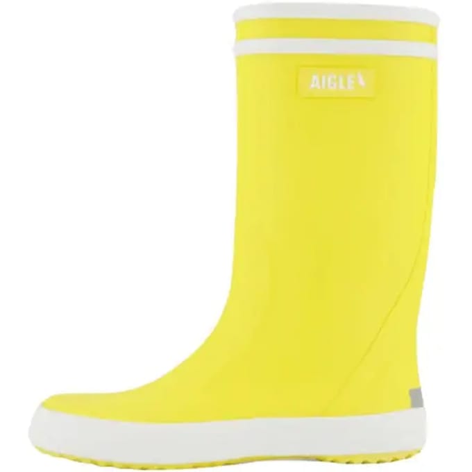 Aigle Lolly Pop 2 | Geel/Wit - Regenlaarzen - Maat 24 - Yellow