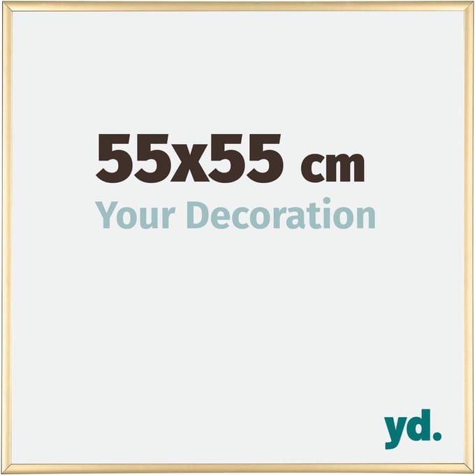 Your Decoration - Fotolijst 55x55 cm - Aluminium - Goud - Kent