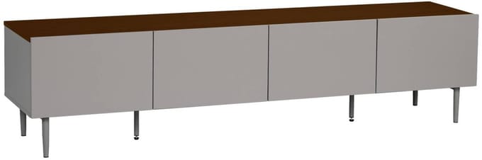 sweeek - Tv-meubel metaal en houtdecor 4 deuren 180cm - ashton